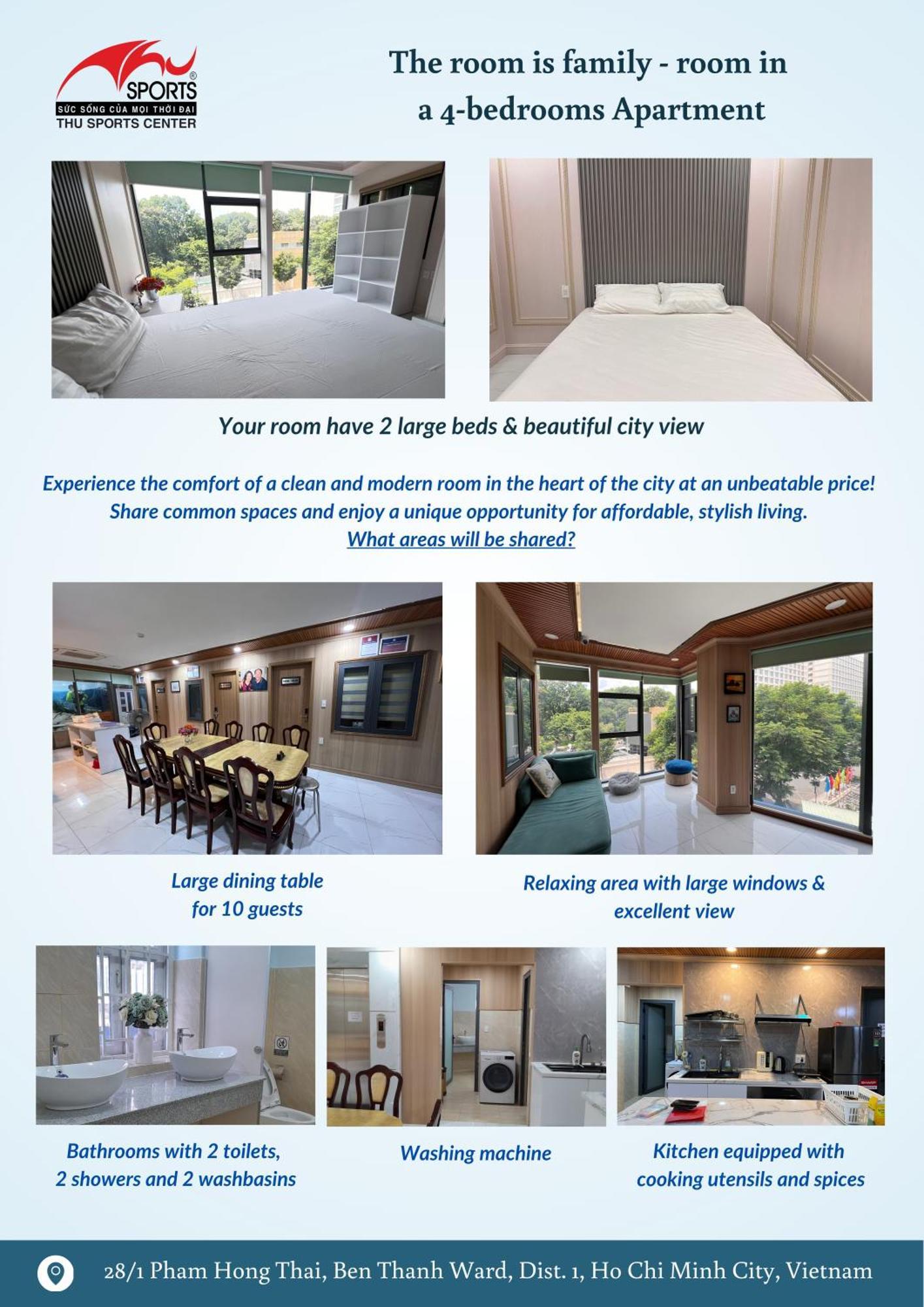 Thu'S Apartment Near Ben Thanh Market TP. Hồ Chí Minh Ngoại thất bức ảnh
